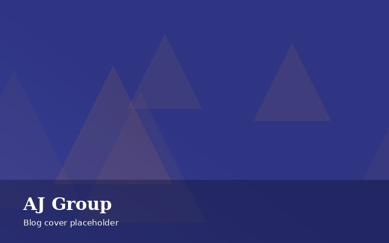 مرحبًا بكم في مقالات AJ Group
